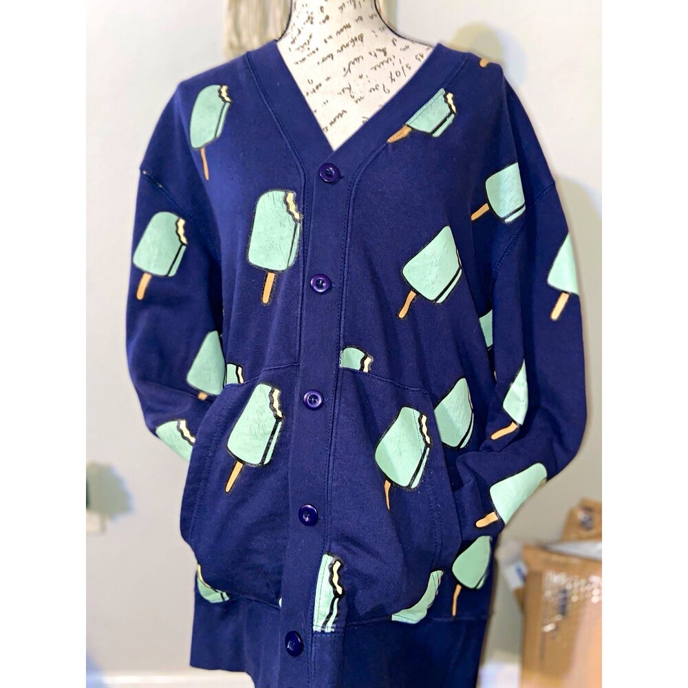 Billionaire Boys Club x Ice Cream Graphic All over print Cardigan | Medium